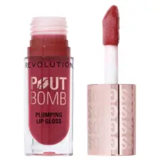 Plumping Lip Gloss - Pout Bomb New - Rosewood Rose Pink