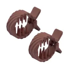 Hair Clips 2/1 - Brown