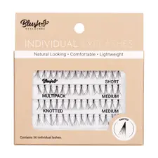 Individual Eyelashes Natural - Multipack Knotted