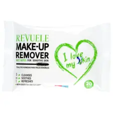 Wet Wipes Makeup Remover REVUELE Sensitive Skin 20pcs