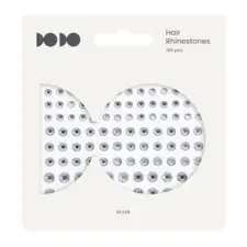 Hair Rhinestones - Silver