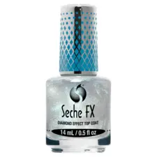 Top Coat - Diamond Effect - Blue