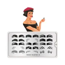 Stamping Nail Art Image Plate MOYOU Frenchy 03
