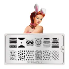Stamping Nail Art Image Plate MOYOU Festive 26