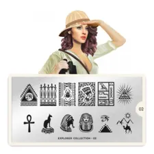 Stamping Nail Art Image Plate MOYOU Explorer 02