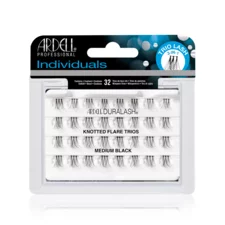 Individual Lashes Knotted Flare Trios ARDELL Medium Black