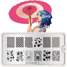 Stamping Nail Art Image Plate MOYOU Suki 14