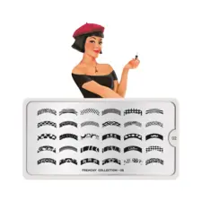 Stamping Nail Art Image Plate MOYOU Frenchy 02