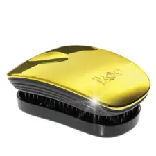 Detangling Hair Brush IKOO Pocket Metallic - Soleil Metallic Black