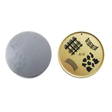 Stamping Nail Art Image Plate Form A18