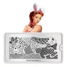 Stamping Nail Art Image Plate MOYOU Festive 11