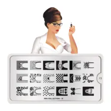 Stamping Nail Art Image Plate MOYOU Pro 13