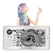 Stamping Nail Art Image Plate MOYOU Zodiac 08