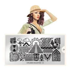 Stamping Nail Art Image Plate MOYOU Explorer 01