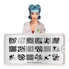 Stamping Nail Art Image Plate MOYOU Artist 15
