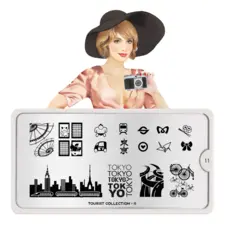 Stamping Nail Art Image Plate MOYOU Tourist 11