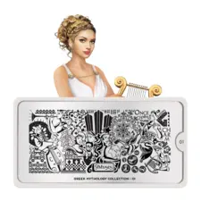 Stamping Nail Art Image Plate MOYOU Greek Mythology 01