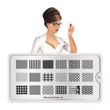 Stamping Nail Art Image Plate MOYOU Pro 01