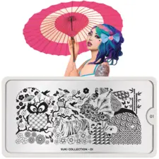 Stamping Nail Art Image Plate MOYOU Suki 01