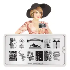 Stamping Nail Art Image Plate MOYOU Tourist 09