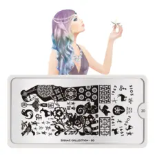Stamping Nail Art Image Plate MOYOU Zodiac 20