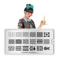 Stamping Nail Art Image Plate MOYOU Fashionista 15