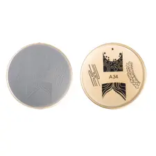 Stamping Nail Art Image Plate Form A34