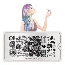Stamping Nail Art Image Plate MOYOU Zodiac 16
