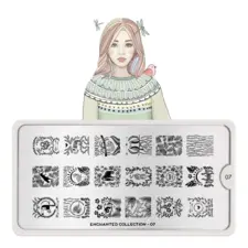 Stamping Nail Art Image Plate MOYOU Enchanted 07