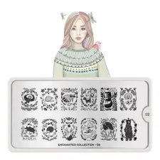 Stamping Nail Art Image Plate MOYOU Enchanted 02
