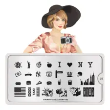 Stamping Nail Art Image Plate MOYOU Tourist 02