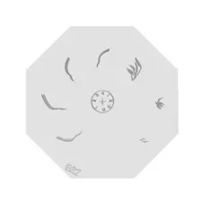 Stamping Nail Art Image Plate Octagonal EO2