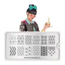 Stamping Nail Art Image Plate MOYOU Fashionista 12