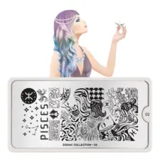 Stamping Nail Art Image Plate MOYOU Zodiac 02