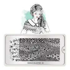 Stamping Nail Art Image Plate MOYOU Doodles 02