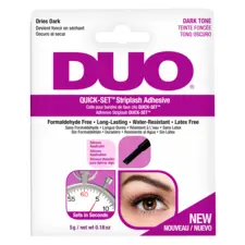 Waterproof Striplash Adhesive DUO Quick-Set Dark