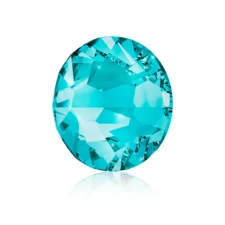 Nail Crystals SWAROVSKI A 2058 Xilion Rose Enhanced SS10 Blue Zircon 40pcs
