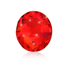 Nail Crystals SWAROVSKI A 2058 Xilion Rose Enhanced SS5 Siam 40pcs