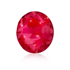 Nail Crystals SWAROVSKI A 2058 Xilion Rose Enhanced SS10 Ruby 40pcs