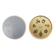 Stamping Nail Art Image Plate Form A17