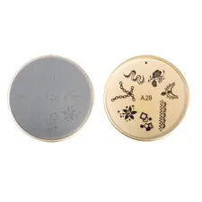 Stamping Nail Art Image Plate Form A28