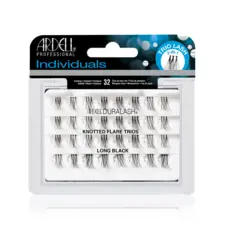 Individual Lashes Knotted Flare Trios ARDELL Long Black