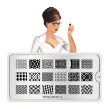 Stamping Nail Art Image Plate MOYOU Pro 12