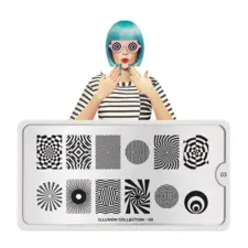 Stamping Nail Art Image Plate MOYOU Illusion 03
