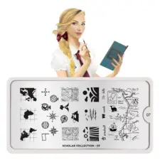 Stamping Nail Art Image Plate MOYOU Scholar 07