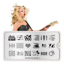 Stamping Nail Art Image MOYOU Rockstar 11