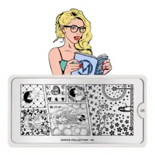 Stamping Nail Art Image Plate MOYOU Comics 05