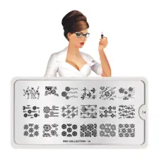 Stamping Nail Art Image Plate MOYOU Pro 14