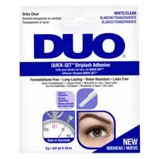 Waterproof Striplash Adhesive DUO Quick-Set White/Clear