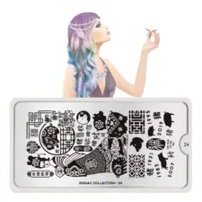 Stamping Nail Art Image Plate MOYOU Zodiac 24